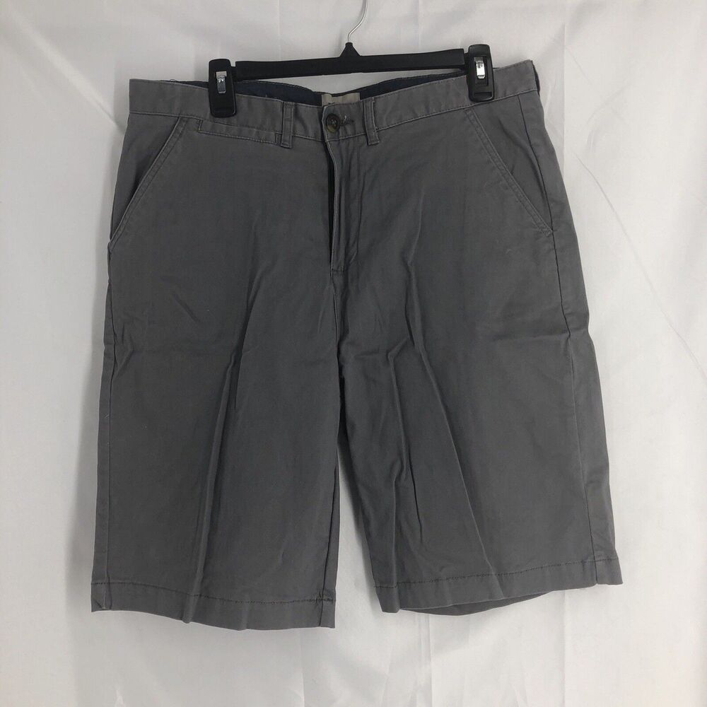 Jachs Chino Shorts Gray Men's Size 34 Cotton Stretch Pockets